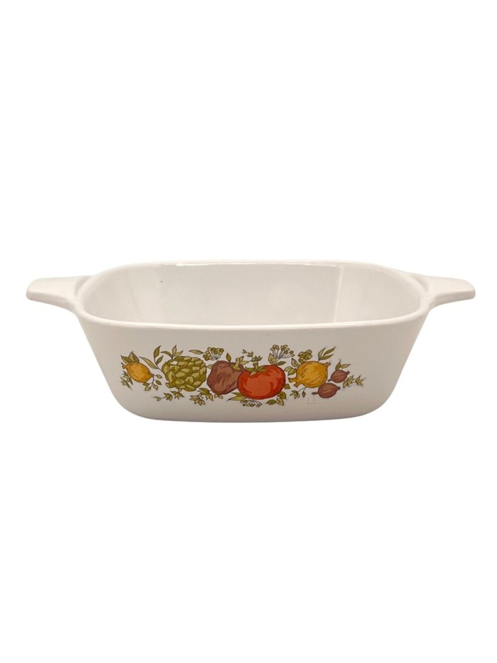 Vintage Corning Ware 1 3/4 Cup P-41-B Small Casserole Dish Garden Harvest Design